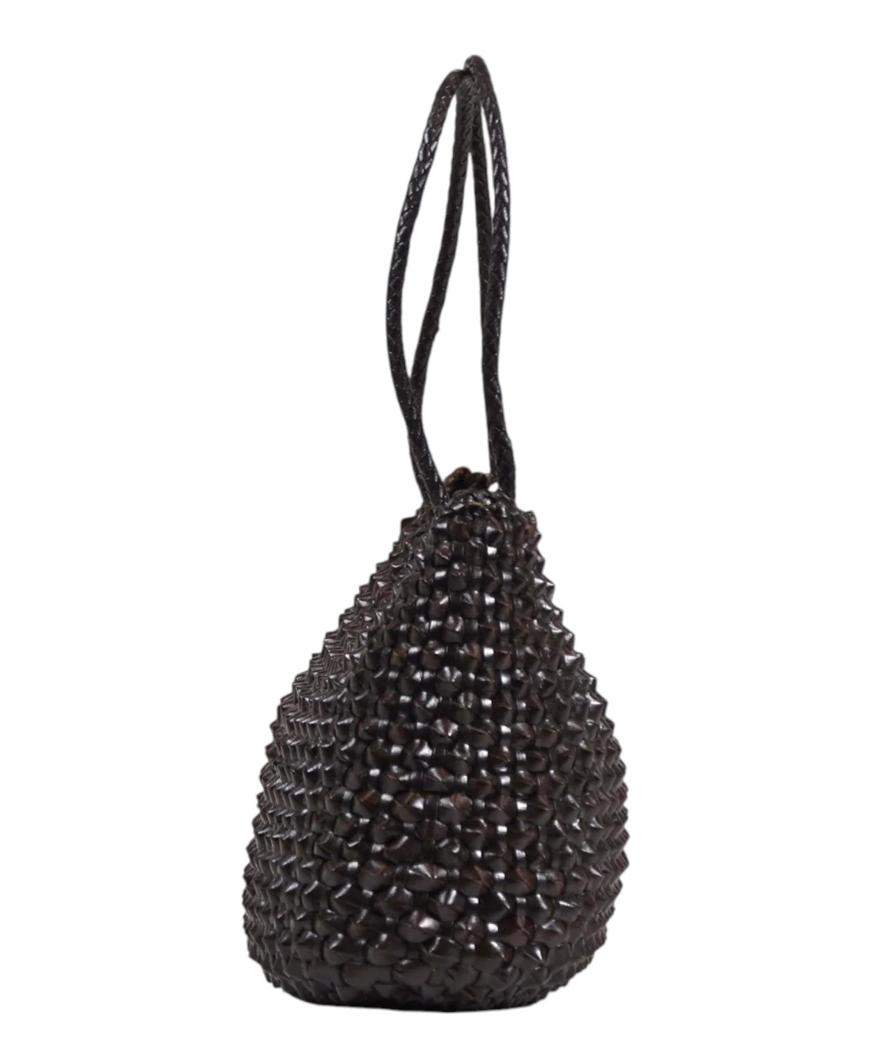 Borsa in Pelle Intrecciata a Mano Santa Croce Cactus