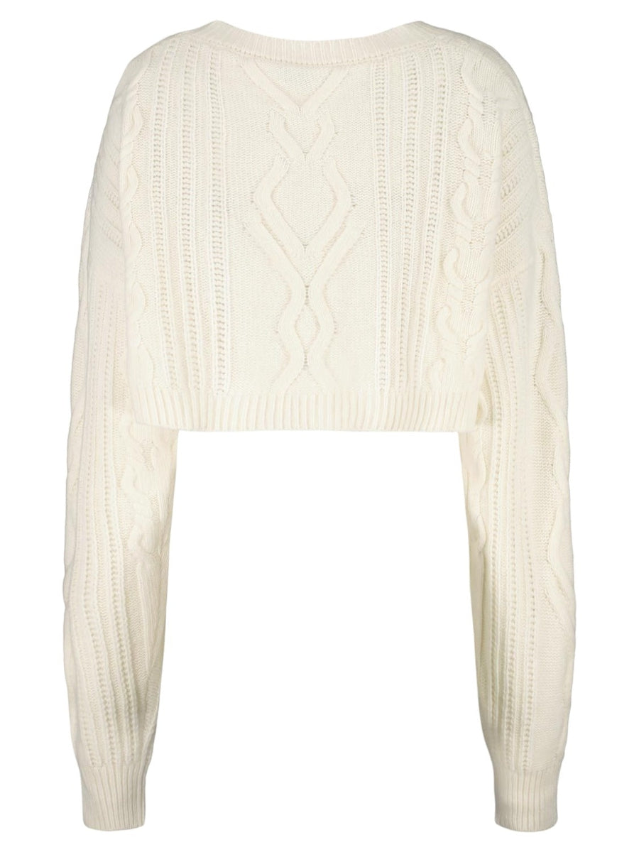 Pullover girocollo crop-Dondup-Maglieria-Vittorio Citro Boutique