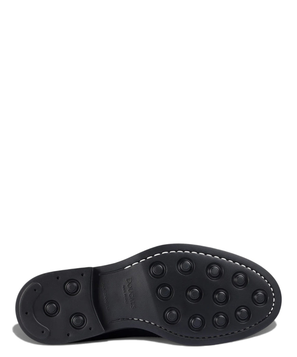 Stringata Derby in Suede di Vitello Elegante