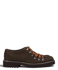 Scarpe Stringate Uomo in Suede con Ganci