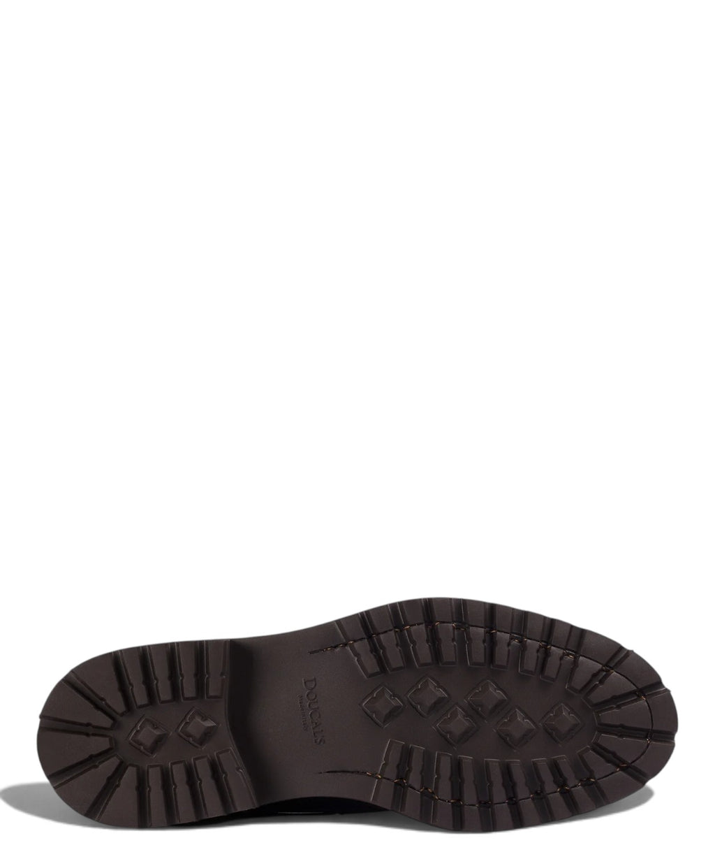 Scarpe Stringate Uomo in Suede con Ganci