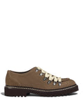 Scarpe Stringate Uomo in Suede con Ganci