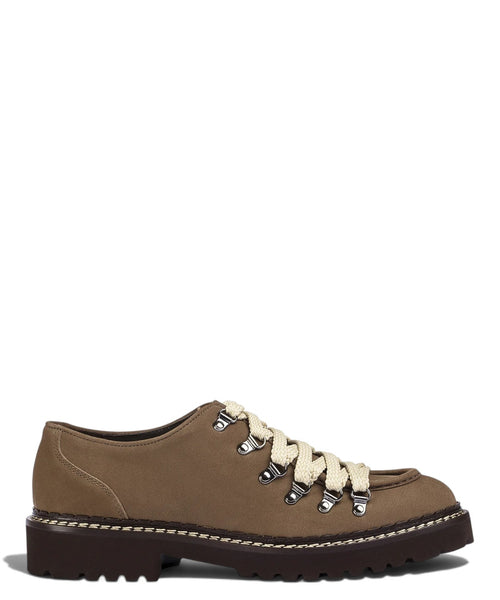 Zapatos con cordones Hombre de ante con ganchos