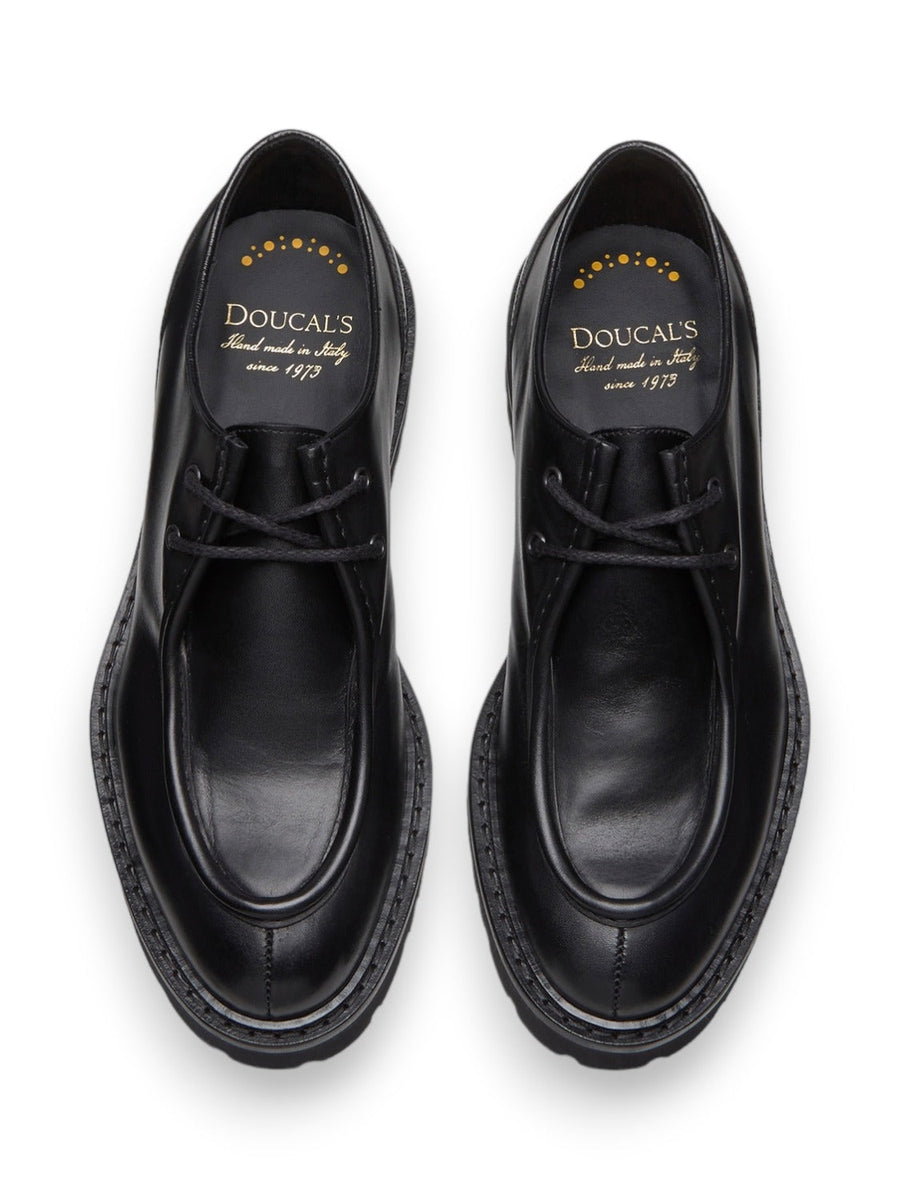 STRINGATA IN PELLE A DUE FORI-Doucal'S-Stringate-Vittorio Citro Boutique