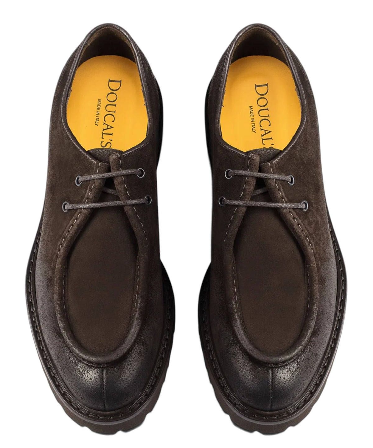 Herren-Schnürschuhe Derby aus Terre-Suede