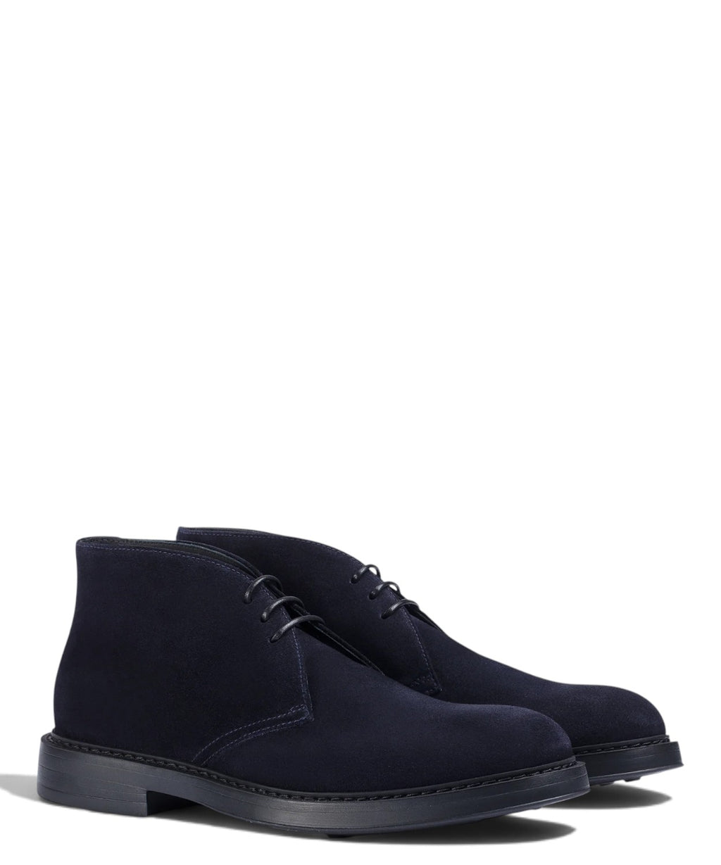 Herren Desert Boot mit Schnürung aus Veloursleder