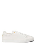 Weiße Leder-Sneaker für Herren mit Memory Foam
