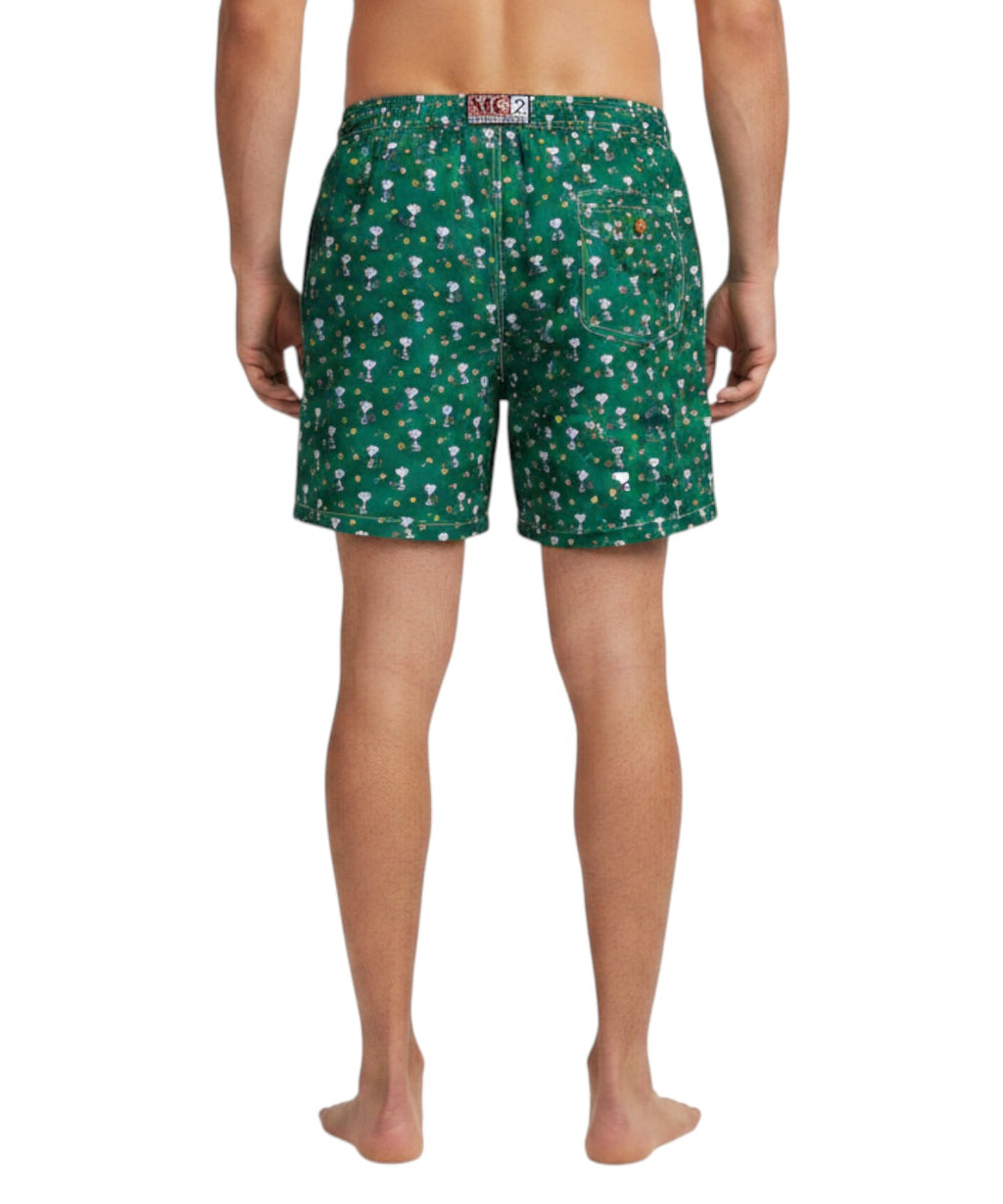Men's Swimsuit MC2 Saint Barth Snoopy Padel Print
