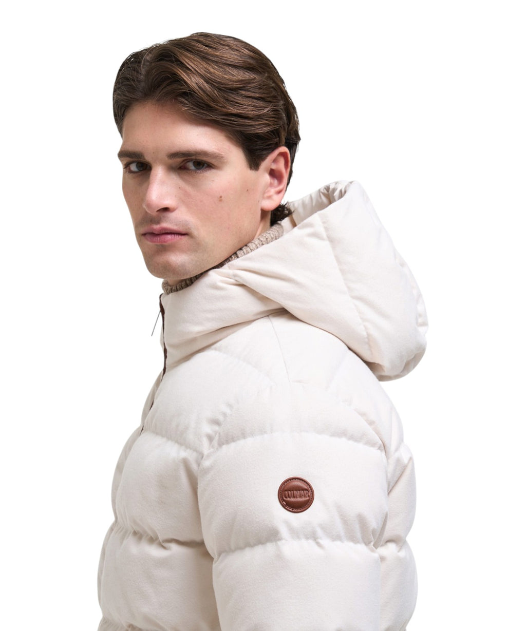 Colmar Originals Heren-donsjas met capuchon van flanel