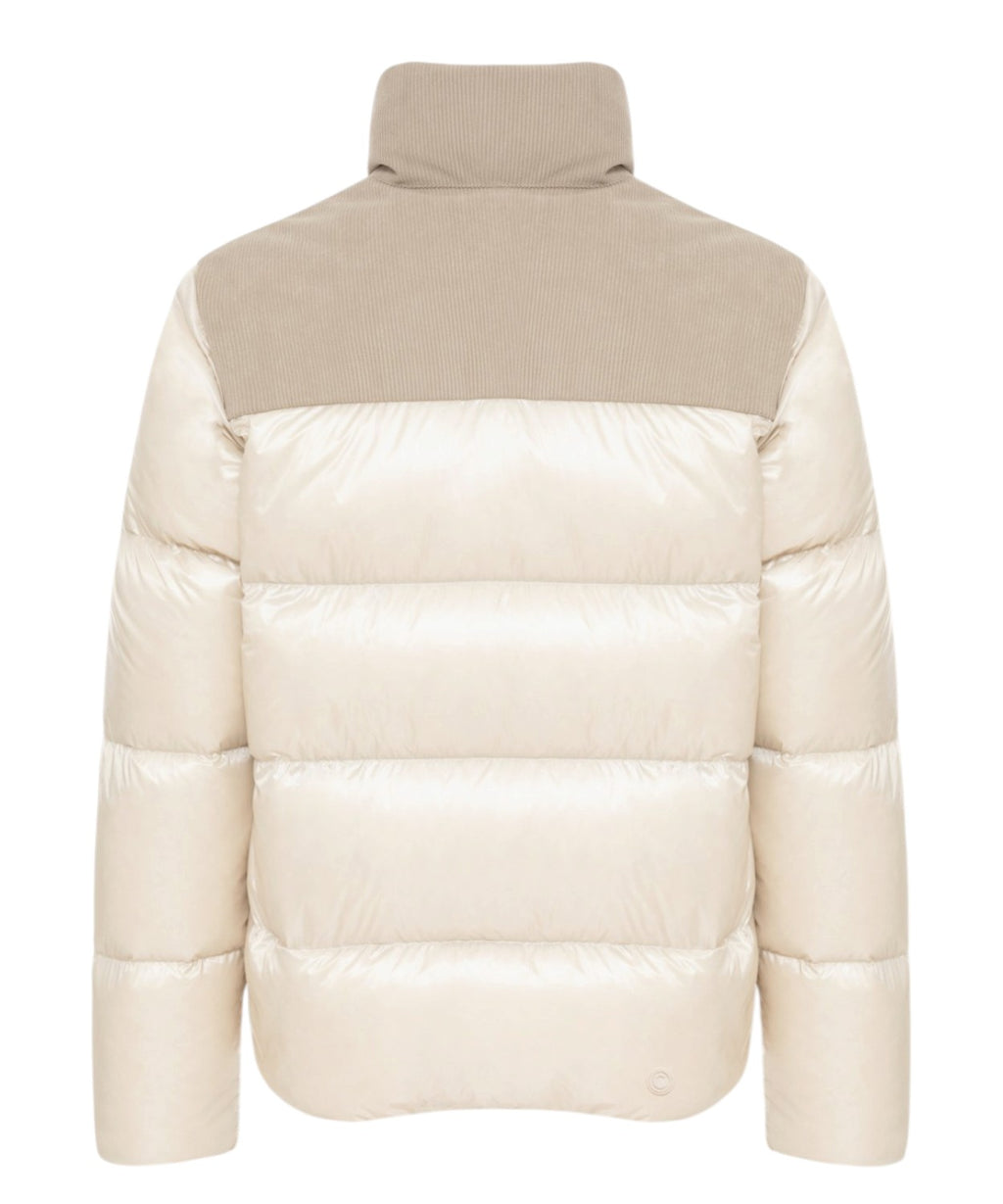 Colmar Originals Herren-Daunenjacke mit Samteinsätzen