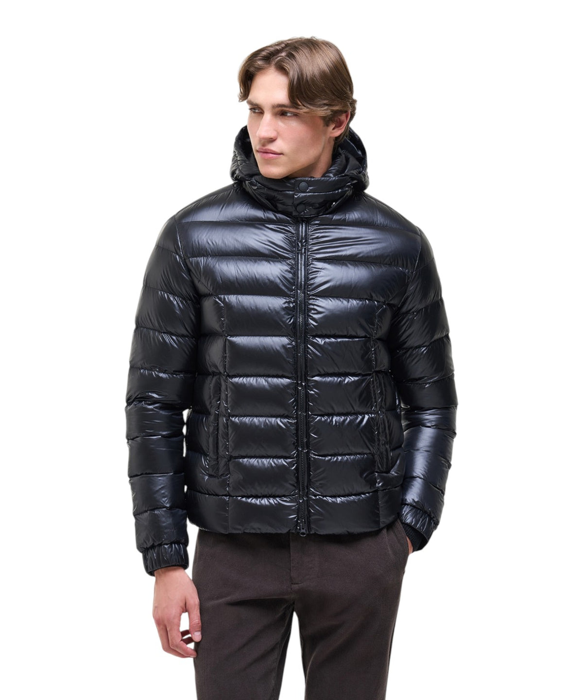 Piumino Colmar Originals Lucido con Cappuccio Staccabile