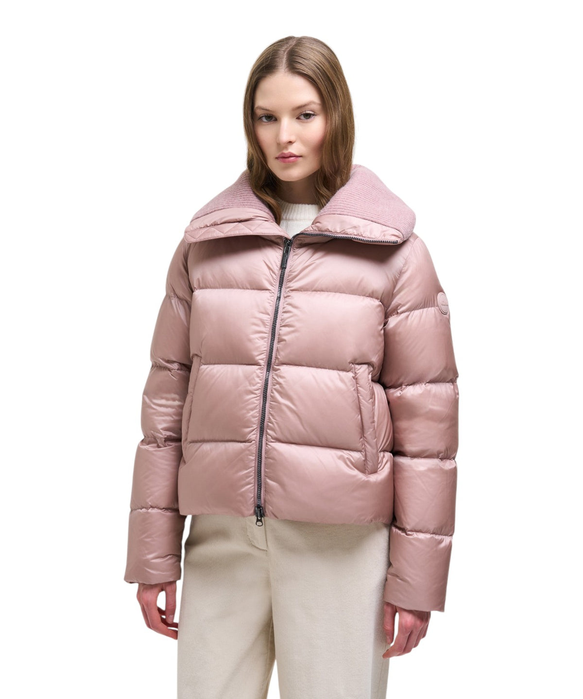 Piumino Donna Colmar Originals Crop con Collo Ampio