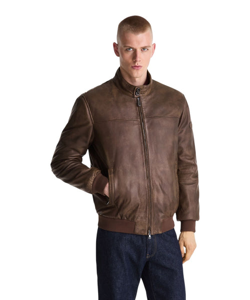 Peuterey Fionia TT: bomber uomo pelle effetto vintage