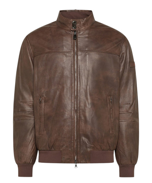 Peuterey Fionia TT: bomber uomo pelle effetto vintage