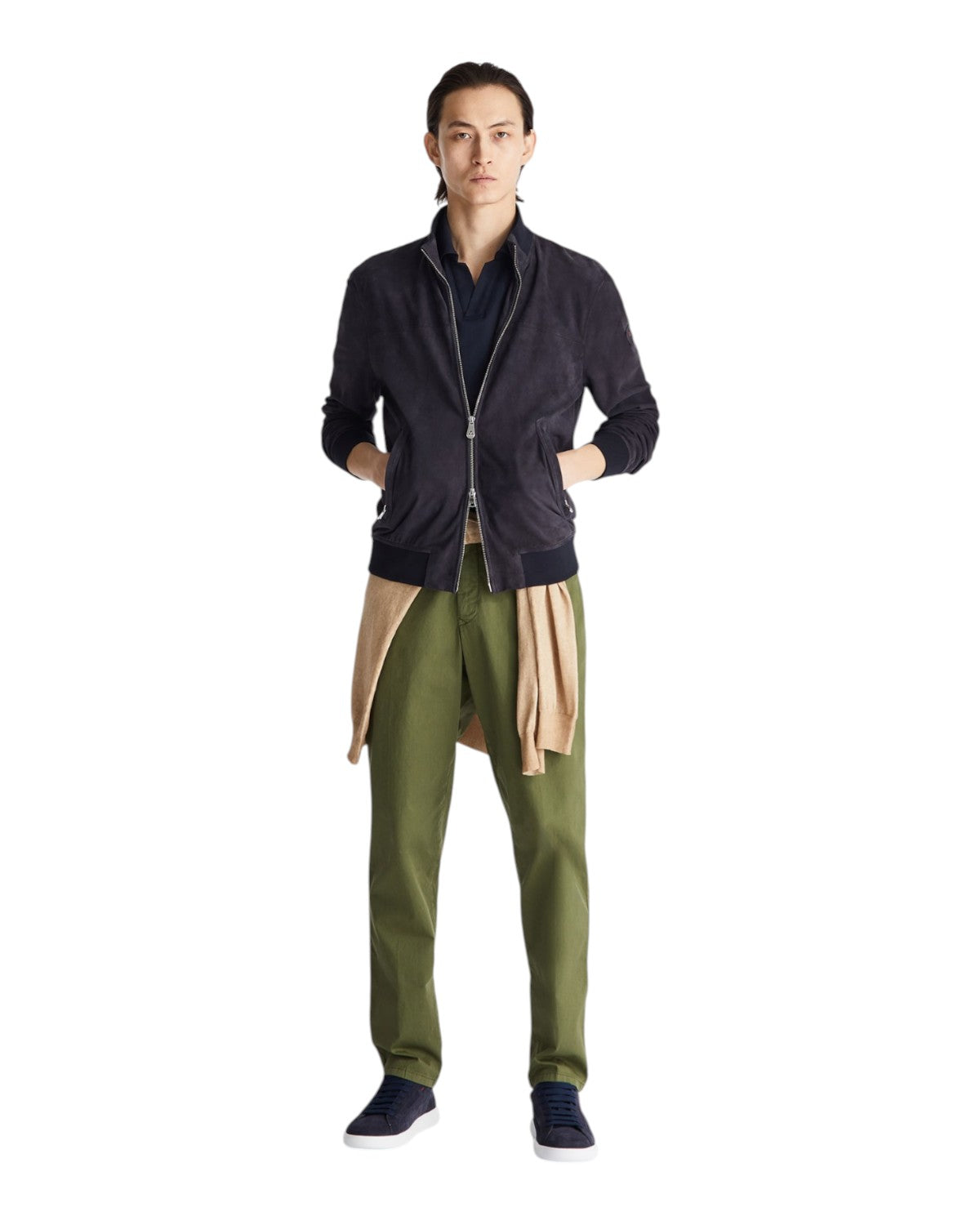 Men's Peuterey Sand Suede Jacket PE 08