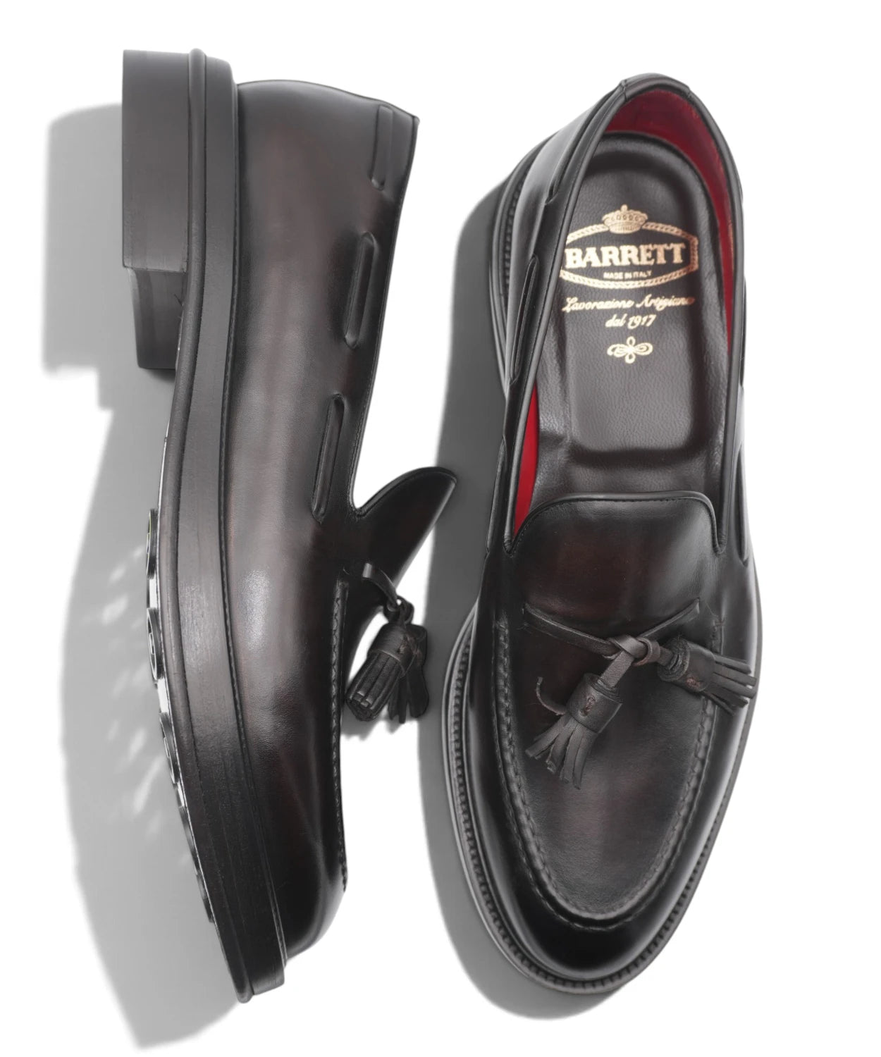 Mocassino Uomo Barrett in Pelle Testa di Moro