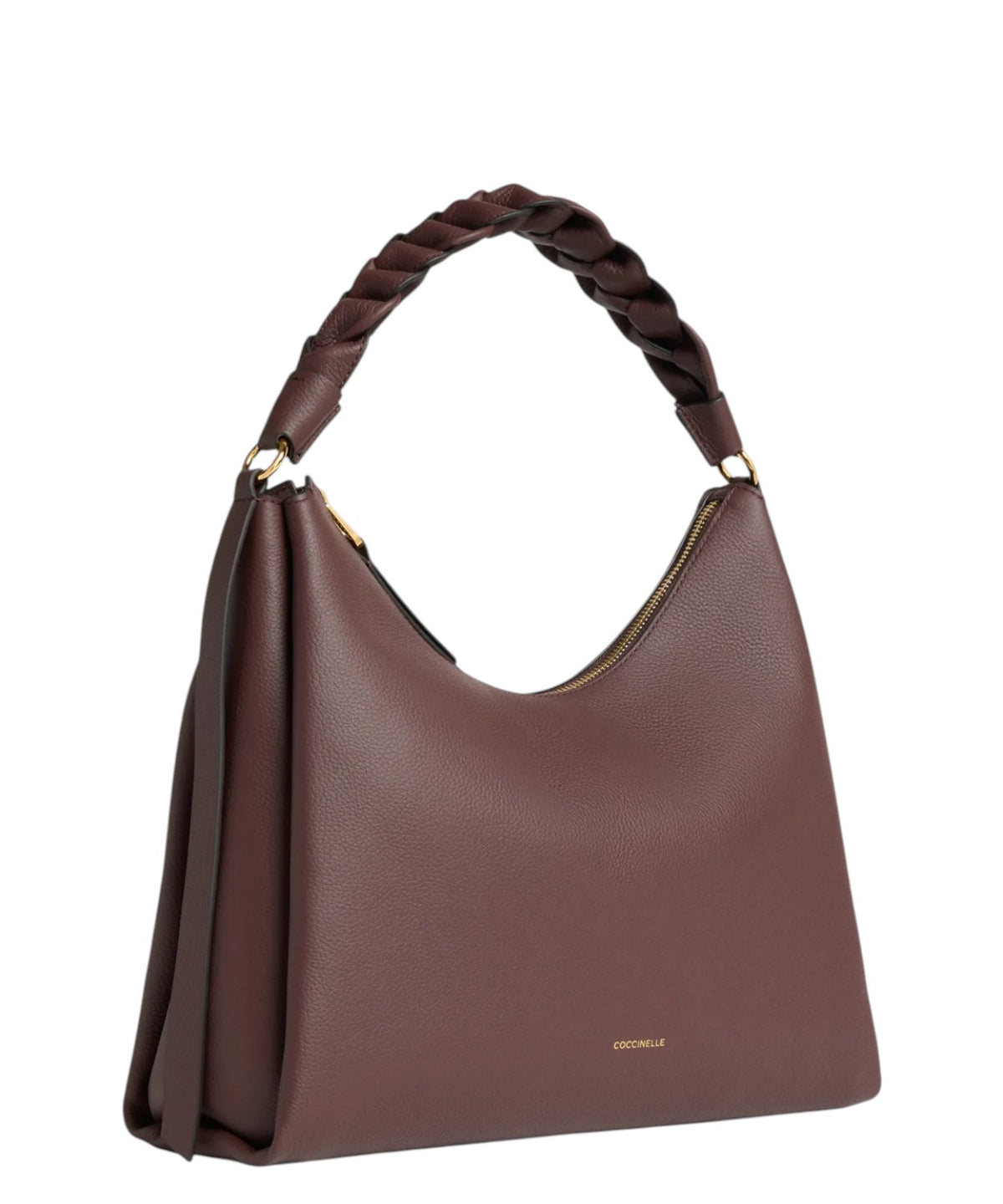 Bolso Boheme Medium de piel Double con asa trenzada