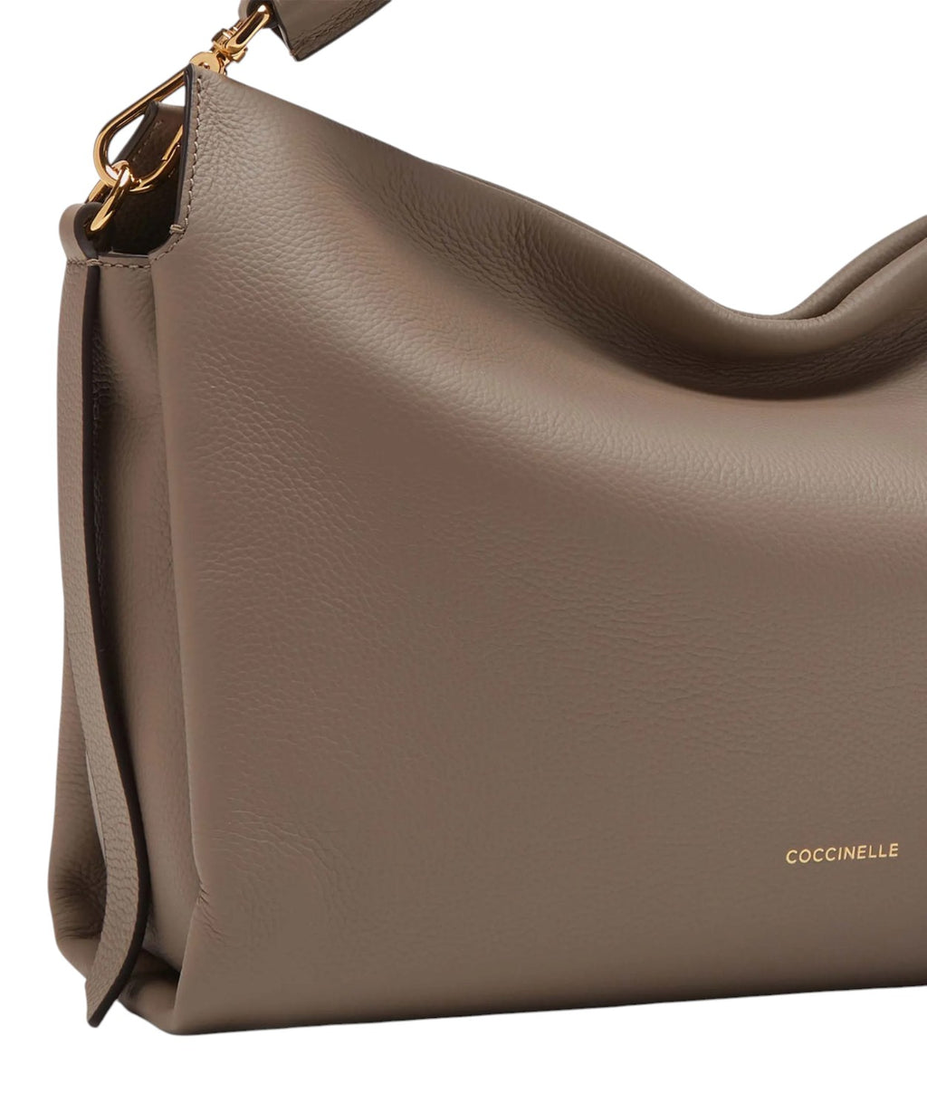 Medium Boheme bag in Double leather with braided handle