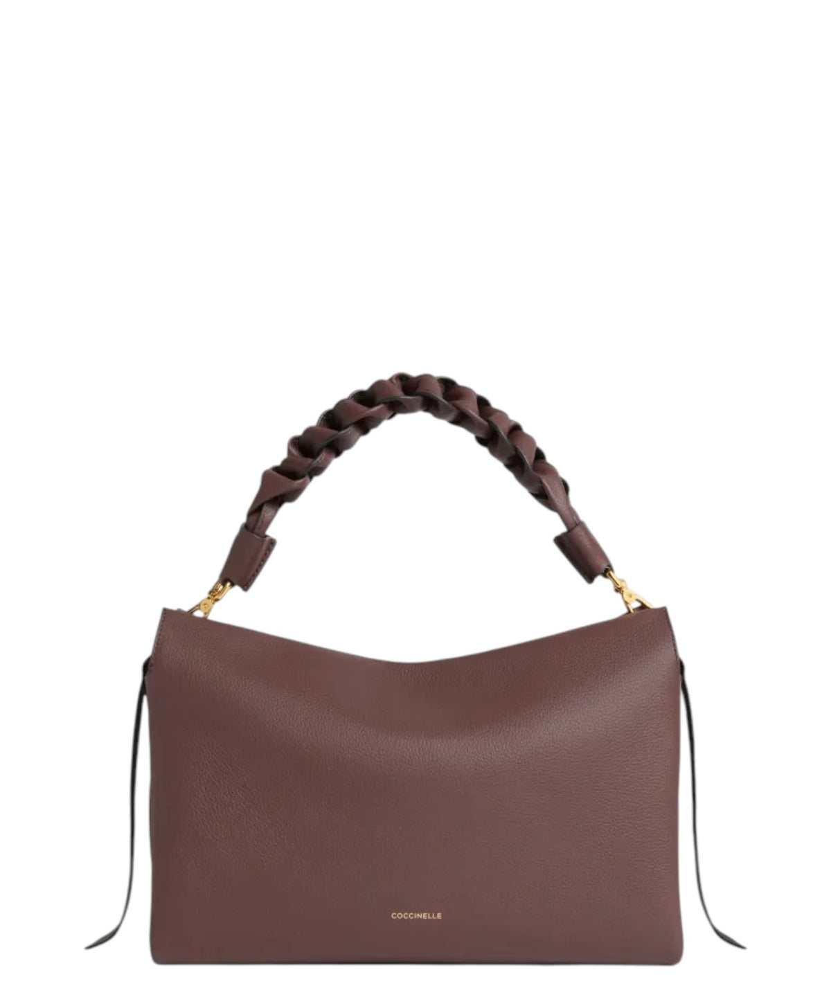Medium Boheme bag in Double leather with braided handle