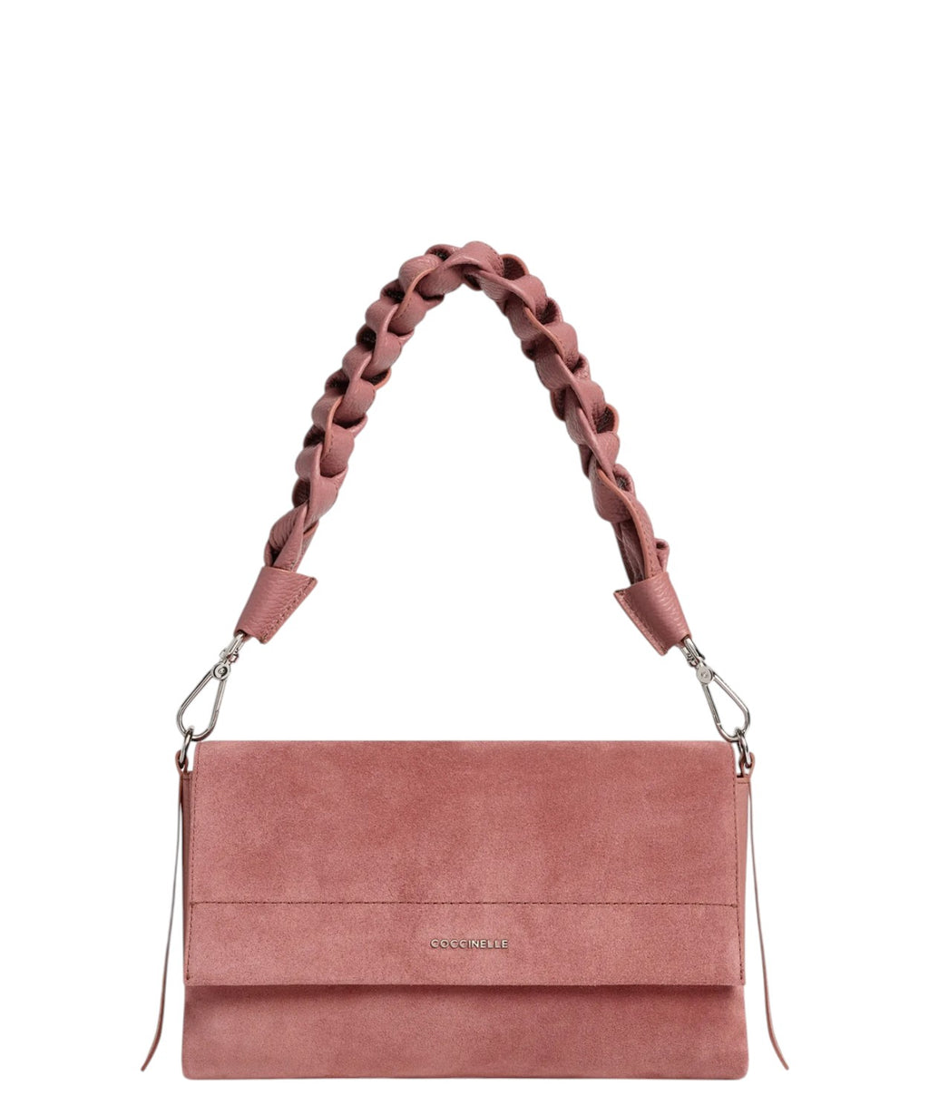 Coccinelle Boheme Small in camoscio e pelle con tracolla