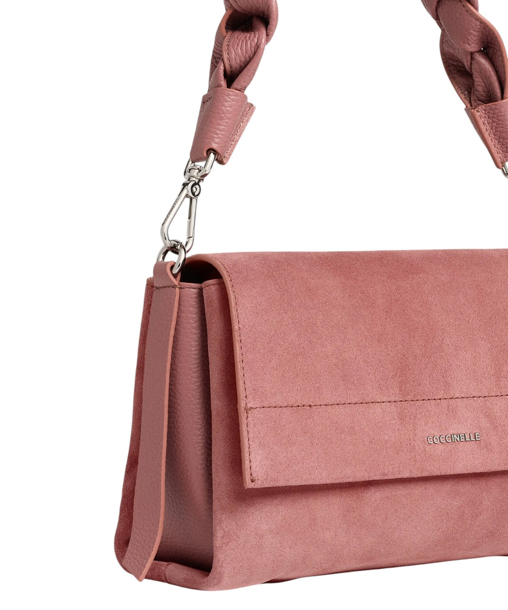 Coccinelle Boheme Small in camoscio e pelle con tracolla