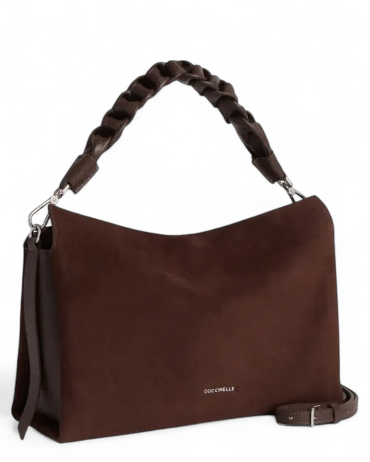Borsa Boheme Suede Bimaterial Medium-Coccinelle-Borse a spalla-Vittorio Citro Boutique