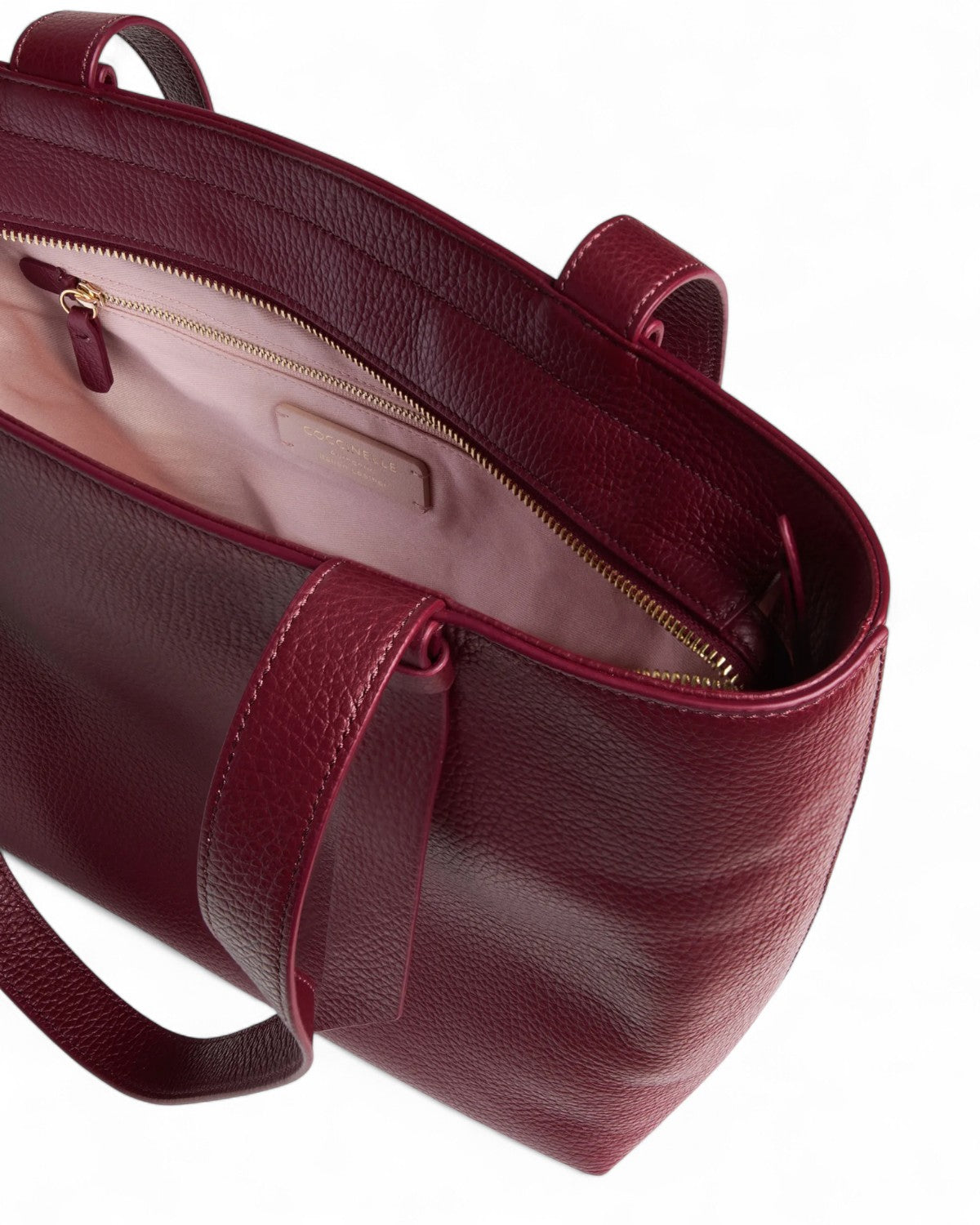 Borsa Malory Medium in Pelle con Grana-Coccinelle-Borse a spalla-Vittorio Citro Boutique