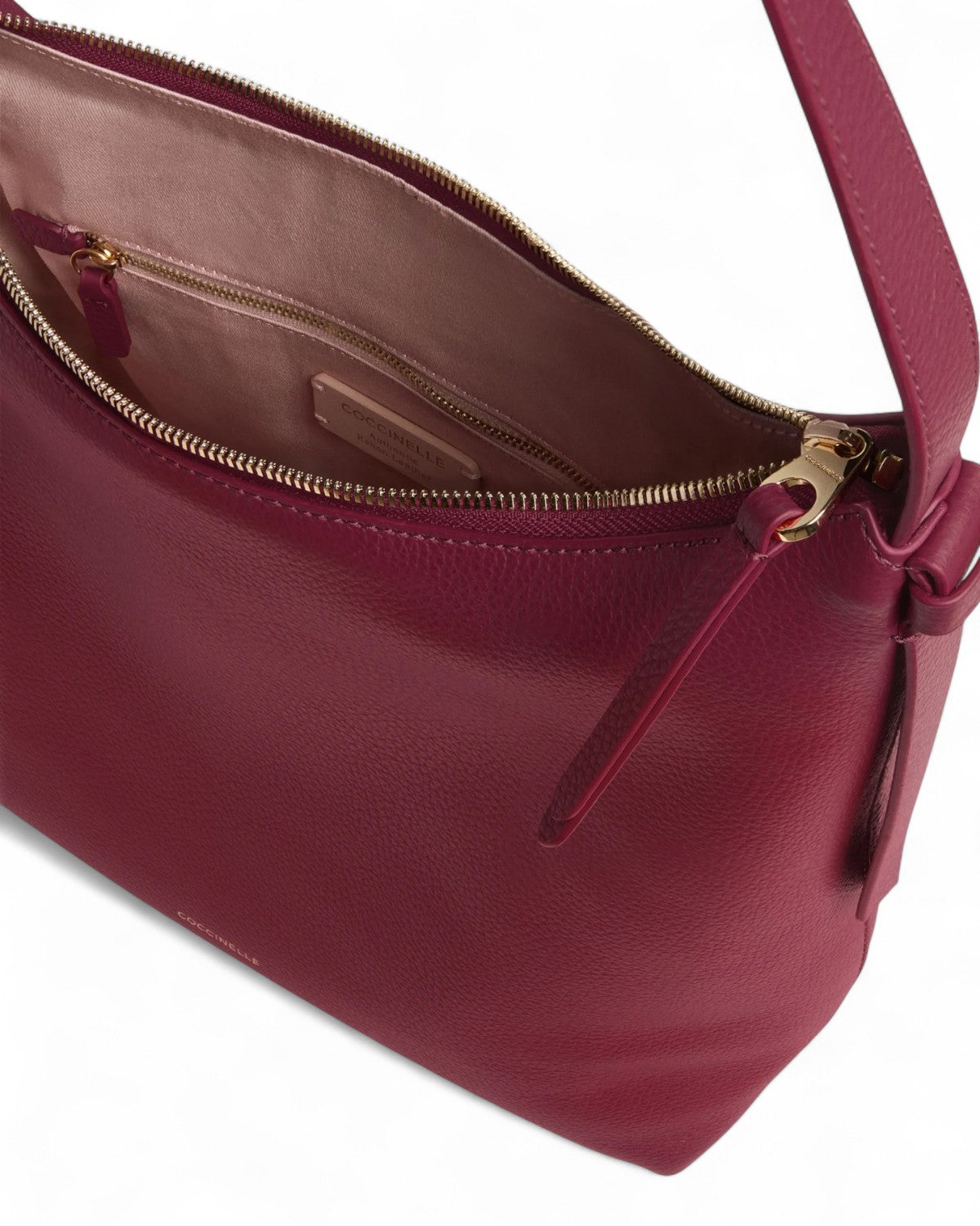 Borsa Malory Small in Pelle con Grana-Coccinelle-Borse a spalla-Vittorio Citro Boutique