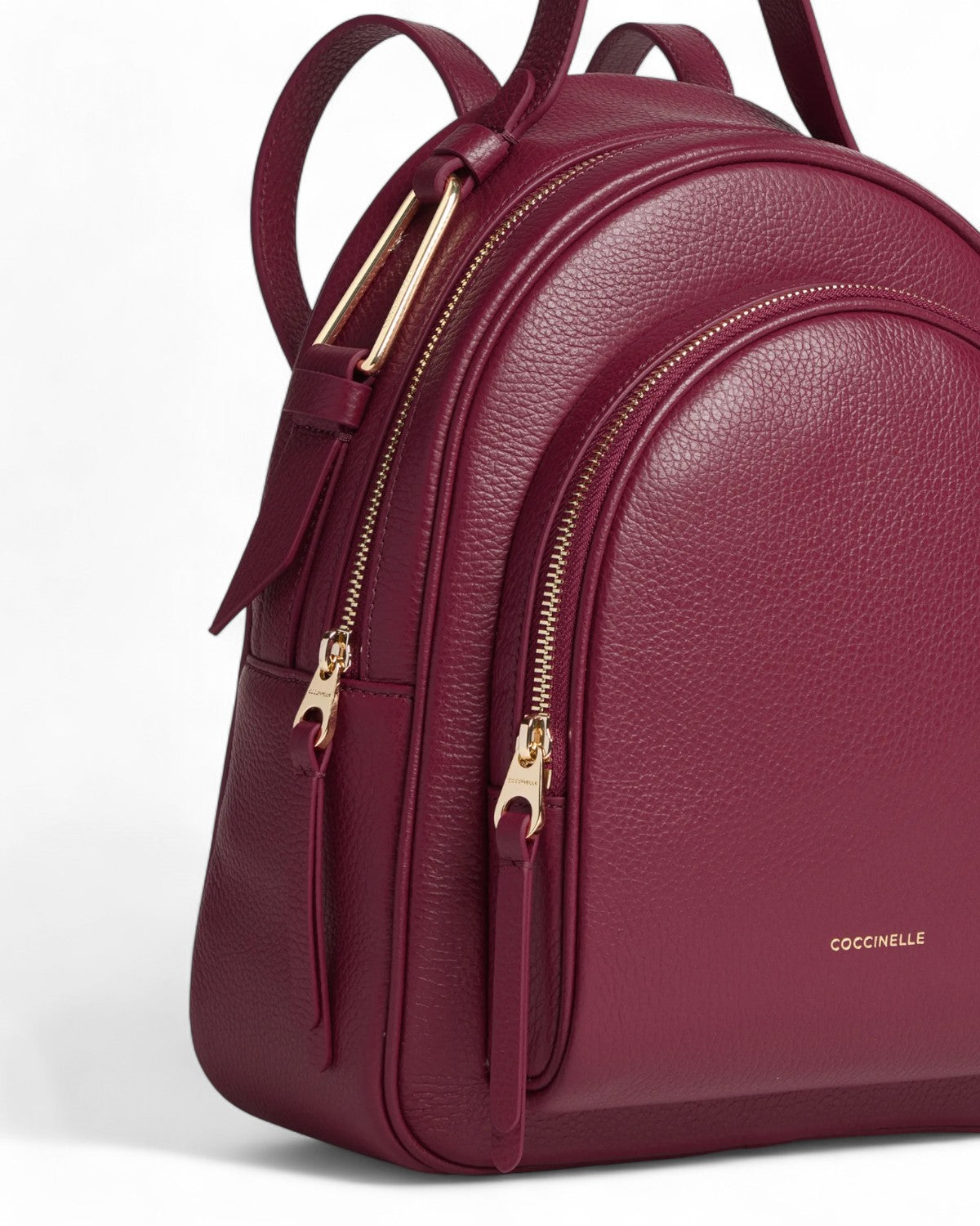 Zaino Malory Medium in Pelle con Grana-Coccinelle-Zaini-Vittorio Citro Boutique