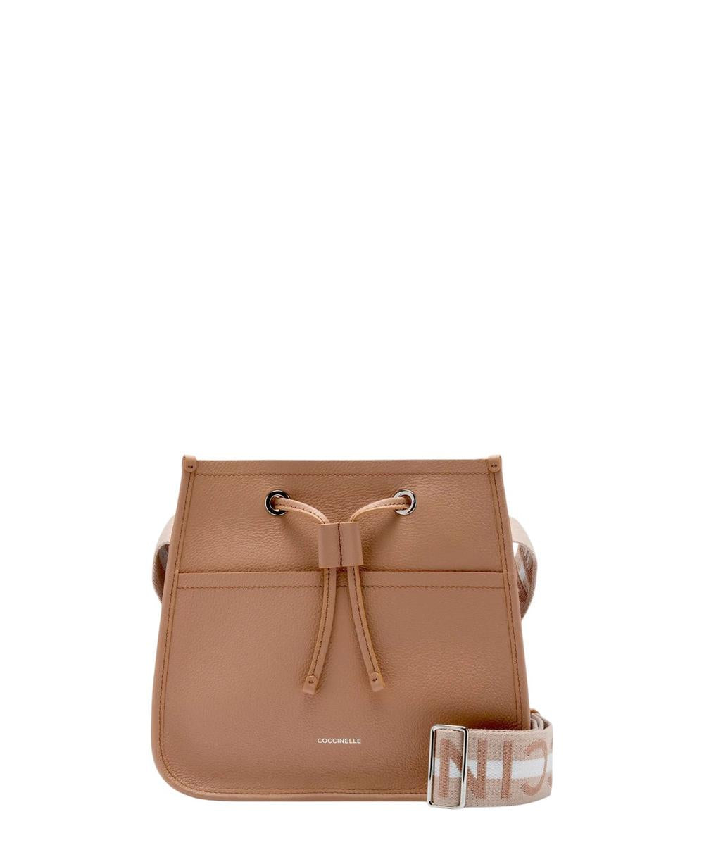 Borsa a Tracolla Raquel Small in Pelle Double con Nastro Multicolor-Coccinelle-Borse a spalla-Vittorio Citro Boutique