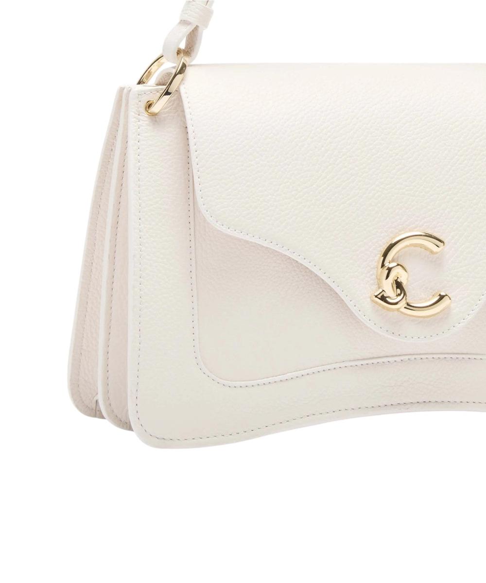 Borsa C-Me Medium in Pelle con Logo Coccinelle-Coccinelle-Borse a mano-Vittorio Citro Boutique