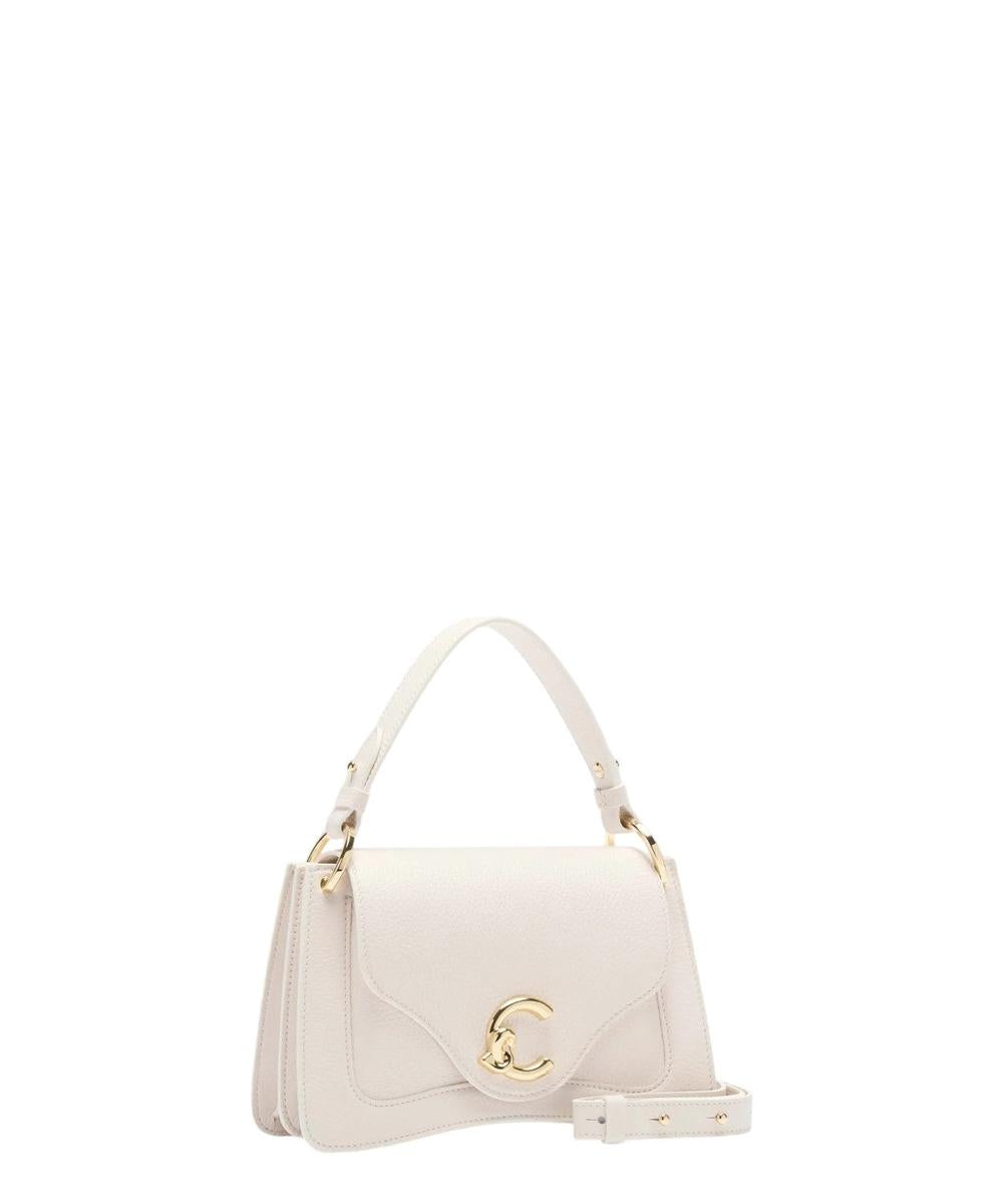 Borsa C-Me Small in Pelle con Logo Coccinelle-Coccinelle-Borse a mano-Vittorio Citro Boutique