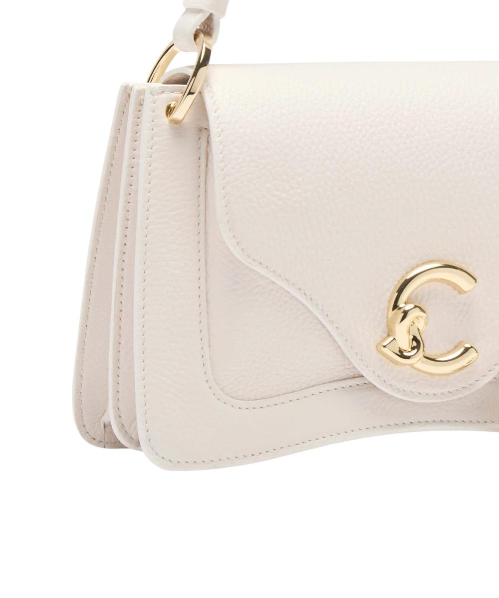 Borsa C-Me Small in Pelle con Logo Coccinelle-Coccinelle-Borse a mano-Vittorio Citro Boutique