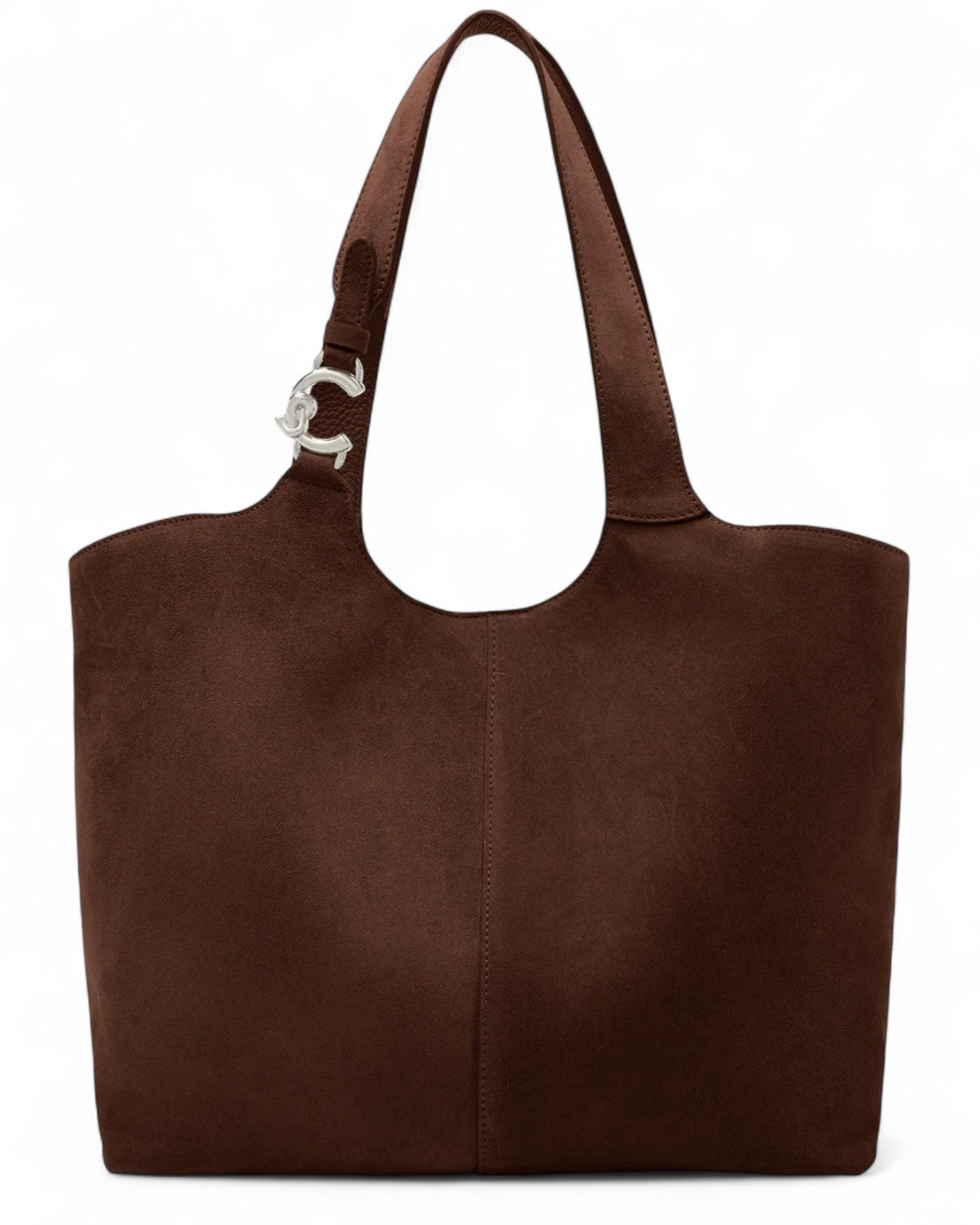 Borsa C-Easy Large Suede con Pochette-Coccinelle-Borse a spalla-Vittorio Citro Boutique