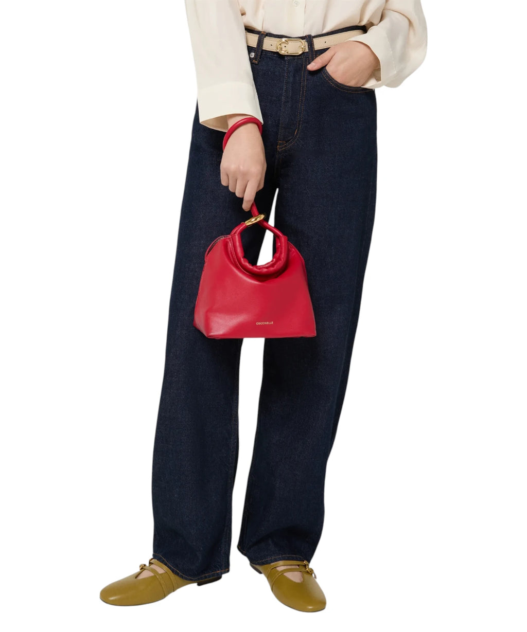 Coccinelle Finn Pouch Small in Pelle con Chiusura Magnetica