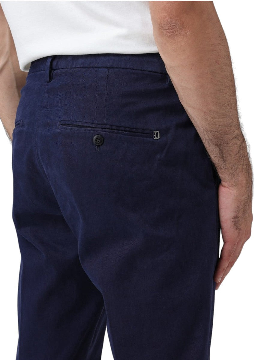 Pantaloni Gaubert slim in cotone-Pantaloni-Dondup-Vittorio Citro Boutique