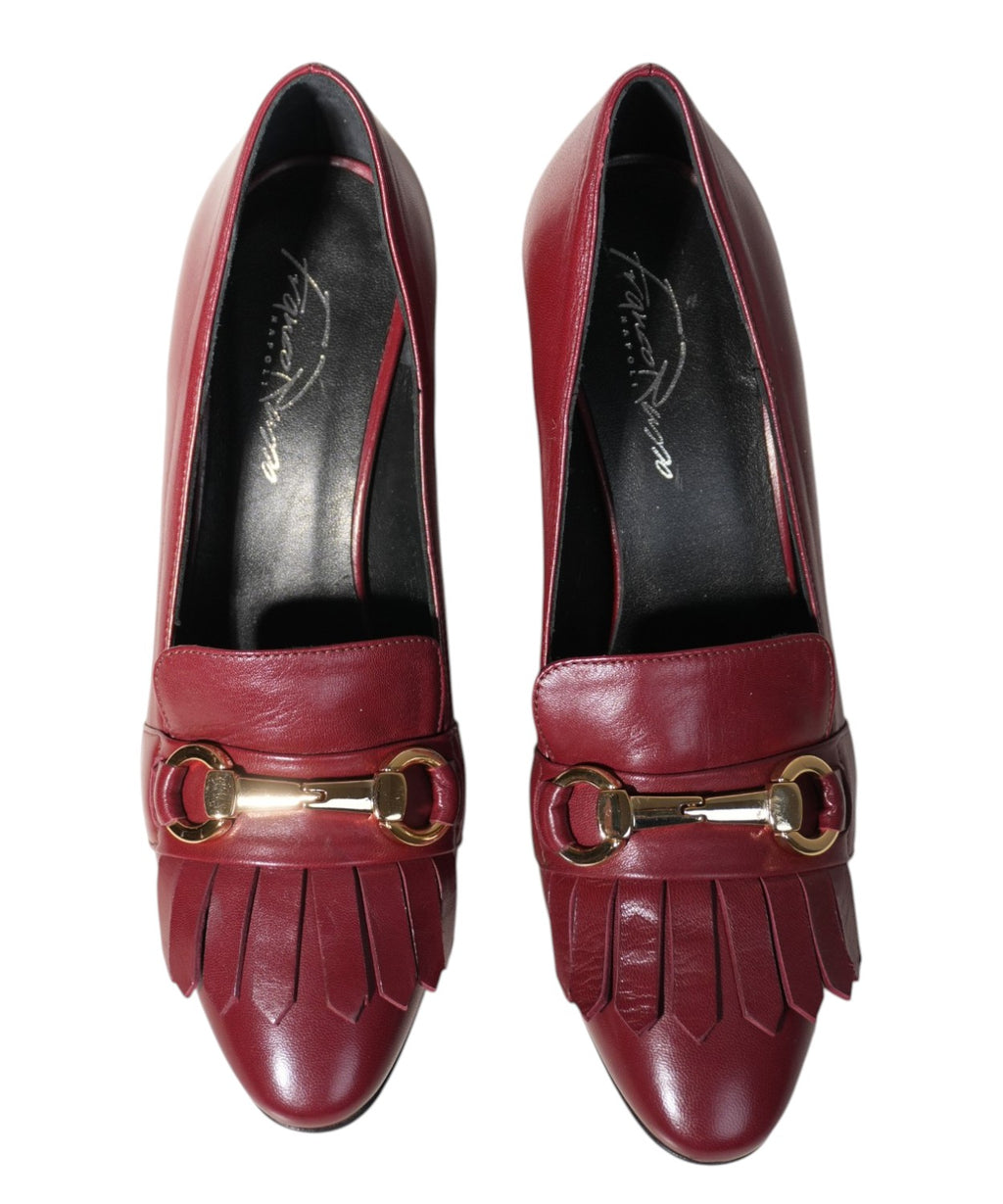 Décolleté Donna in Nappa Rubino - Franco Russo