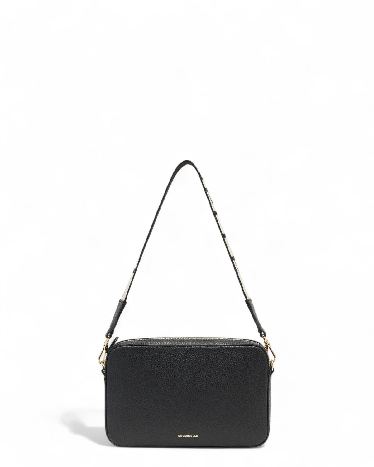 Borsa Tebe a Spalla in Pelle con Grana-Coccinelle-Borse a spalla-Vittorio Citro Boutique