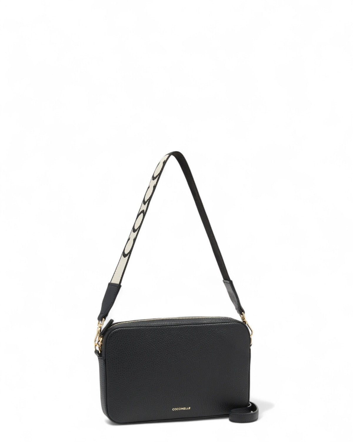 Borsa Tebe a Spalla in Pelle con Grana-Coccinelle-Borse a spalla-Vittorio Citro Boutique