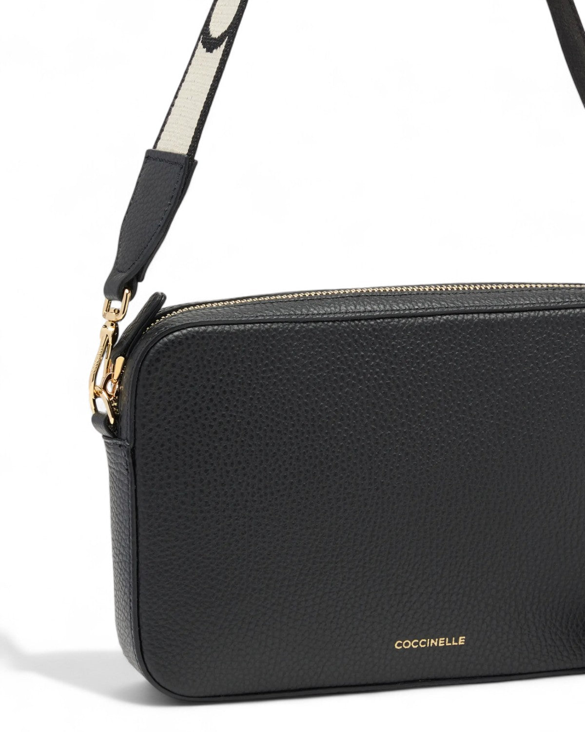 Borsa Tebe a Spalla in Pelle con Grana-Coccinelle-Borse a spalla-Vittorio Citro Boutique