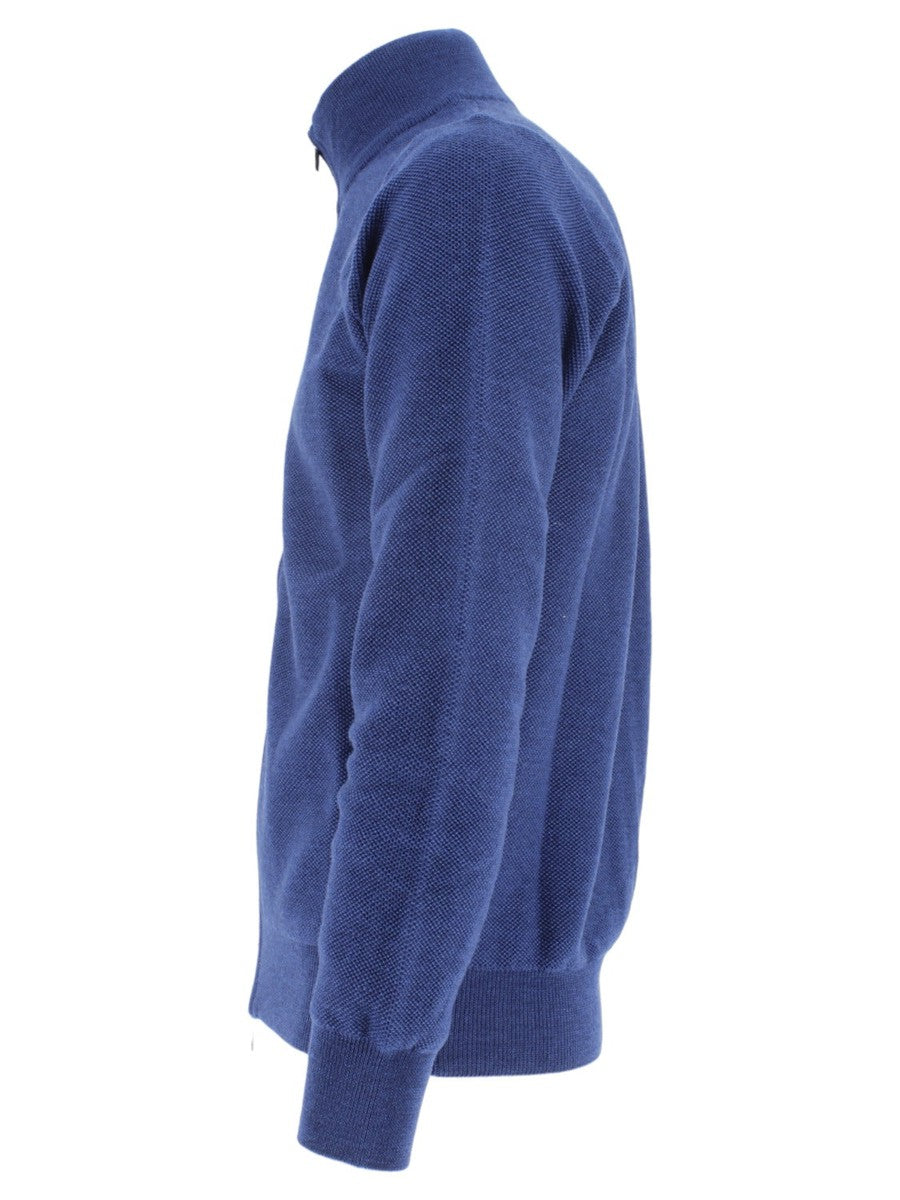 Giacca in Lana Extrafine con Zip-A-B-KOST-Maglieria-Vittorio Citro Boutique