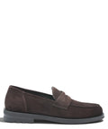 Mocassino Penny Loafer Uomo Camoscio Testa di Moro