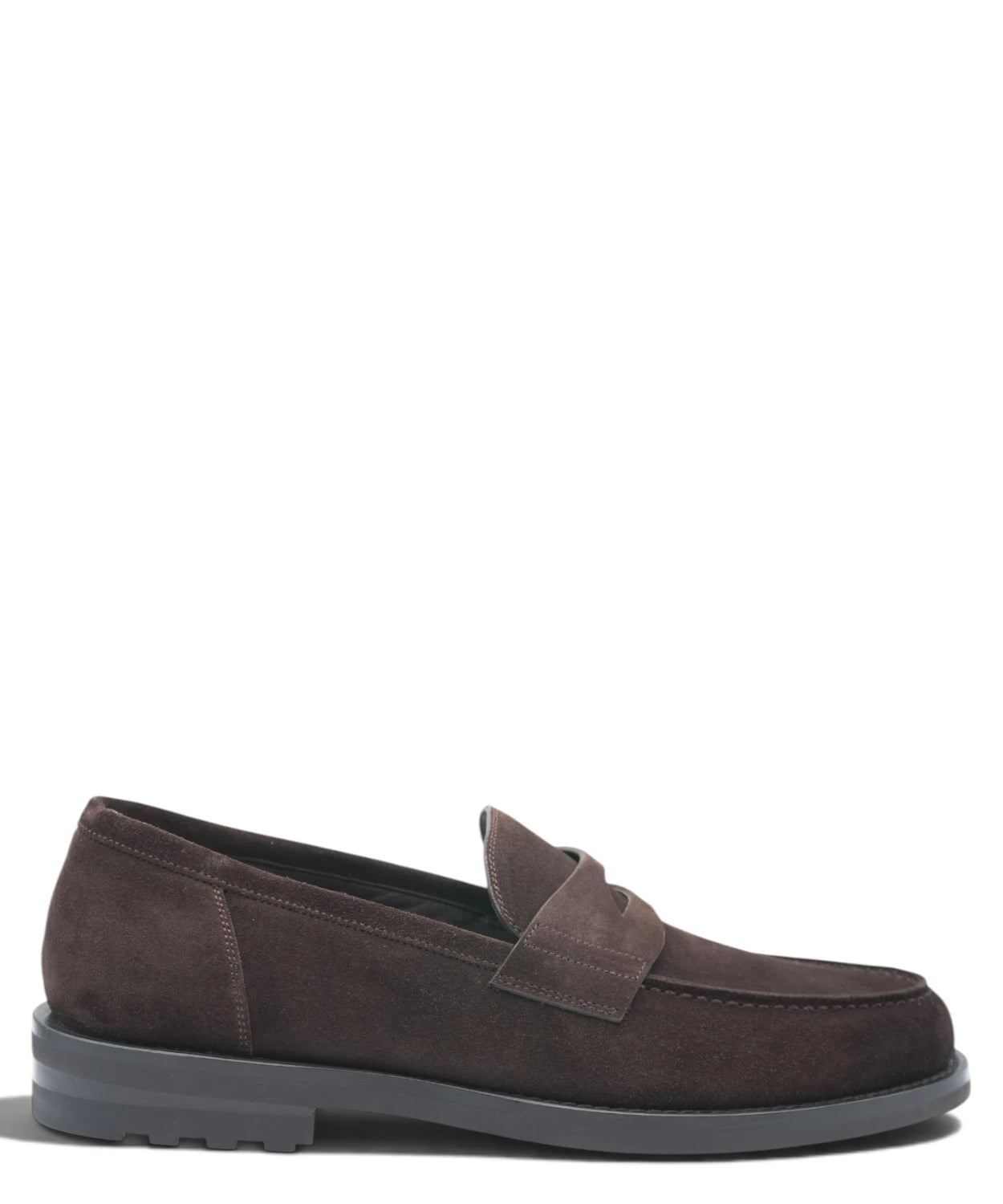 Mocassino Penny Loafer Uomo Camoscio Testa di Moro