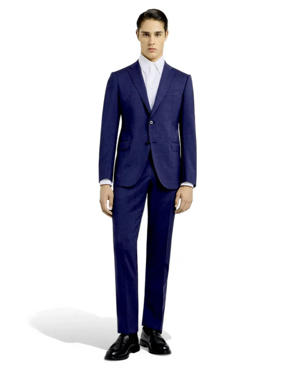 Abito Slim Fit in Fresco Lana Natural Stretch-Emporio Armani-Abiti-Vittorio Citro Boutique