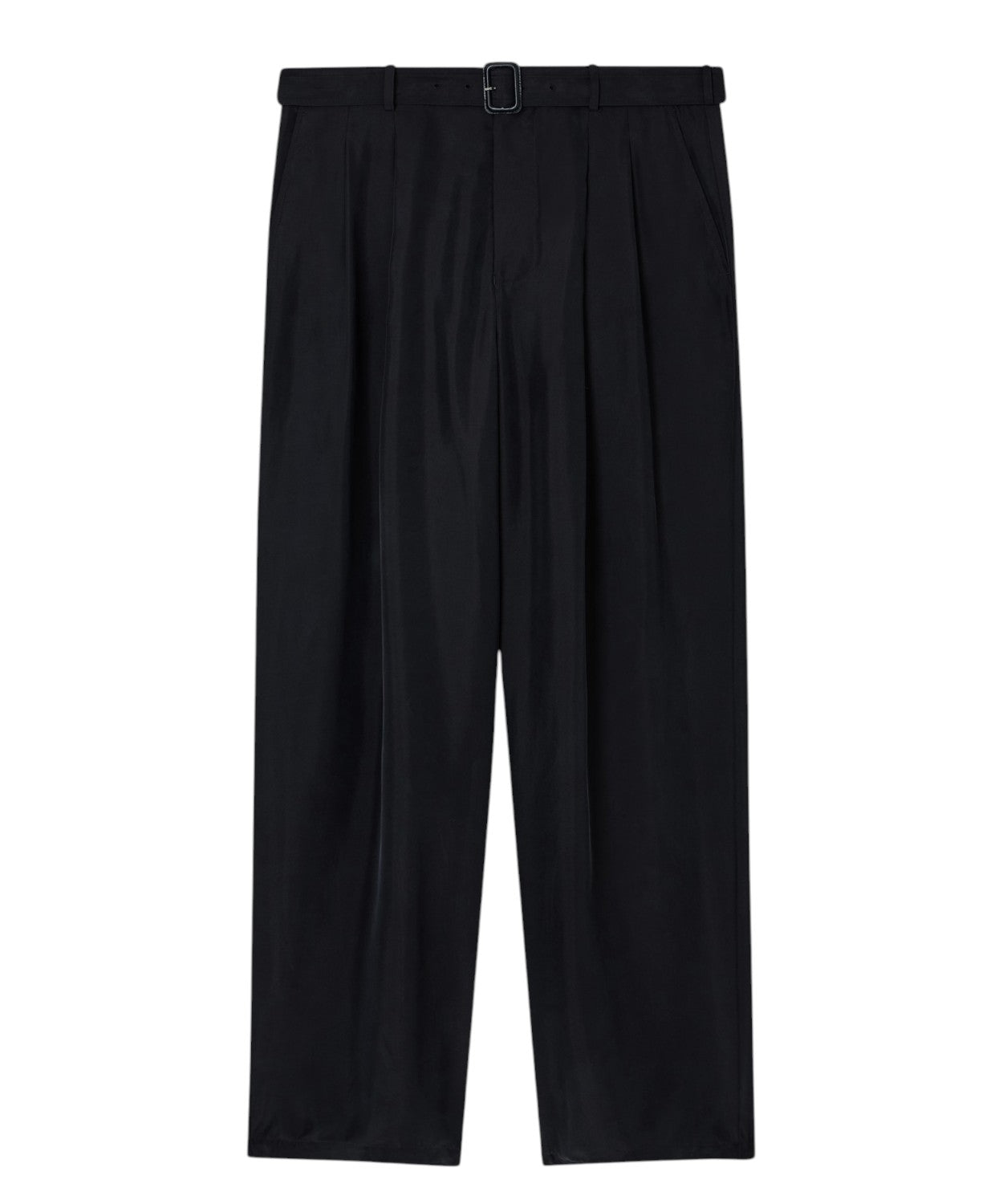 Pantaloni Uomo in Seta Habutai con Pince