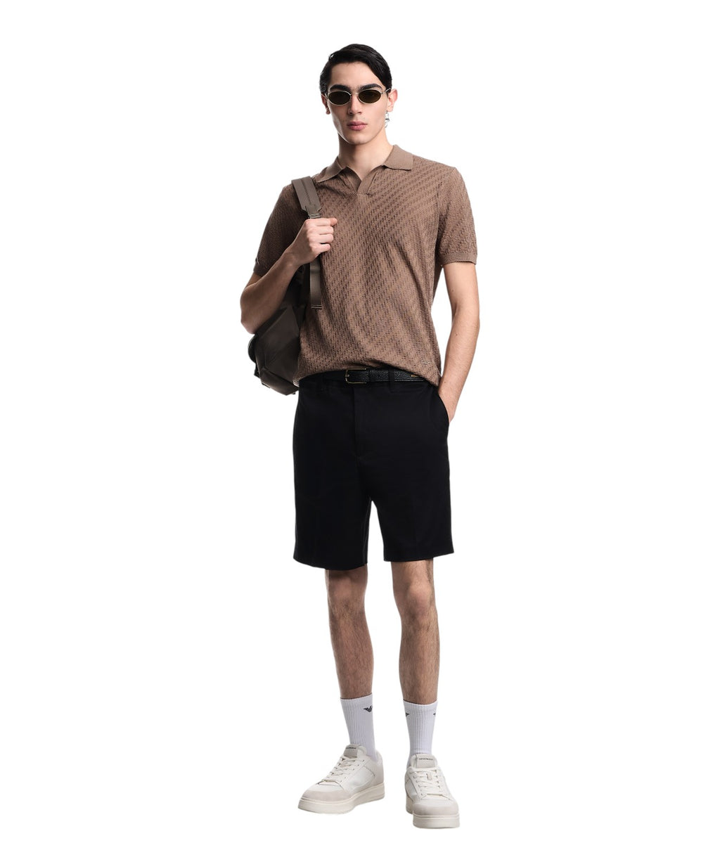 Emporio Armani Polo Uomo in Misto Lyocell