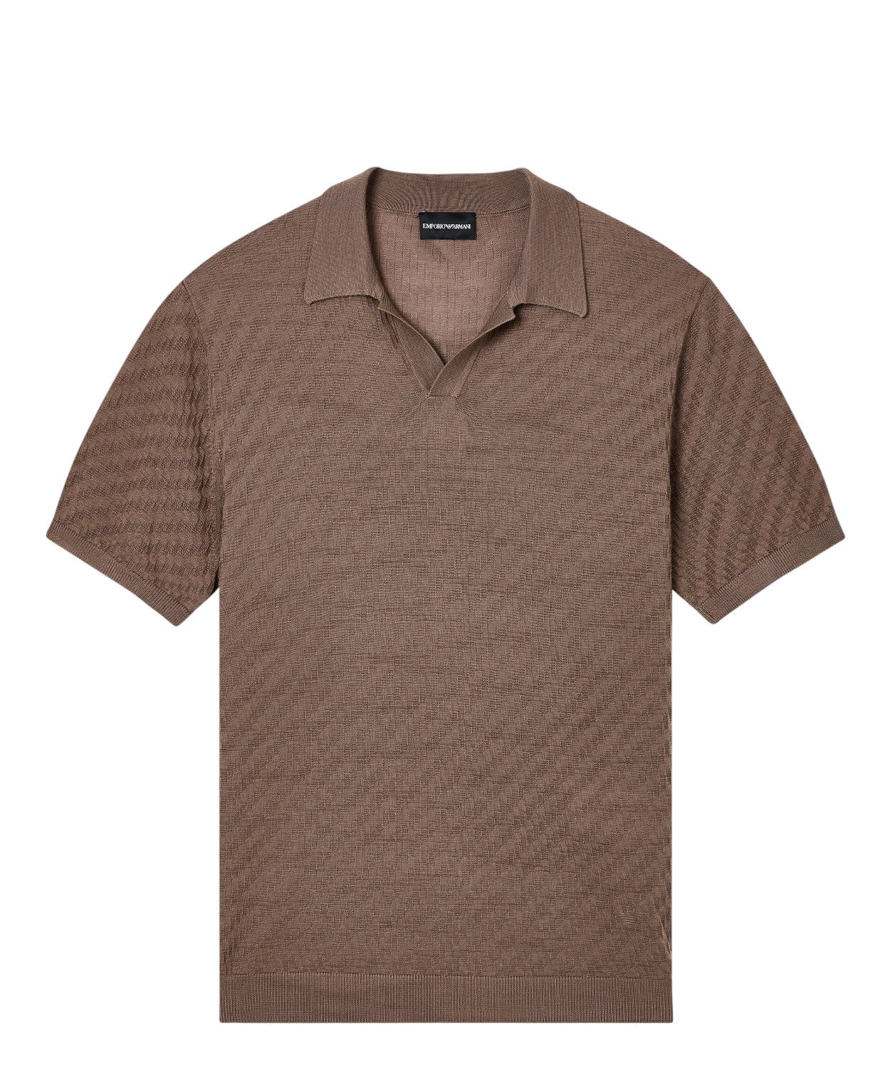 handschuhe herren armani Emporio Armani Herren-Poloshirt aus Lyocell-Mischgewebe – Kurzarm, gerippte Bündchen, Mikro-Adlerstickerei – Vittorio Citro