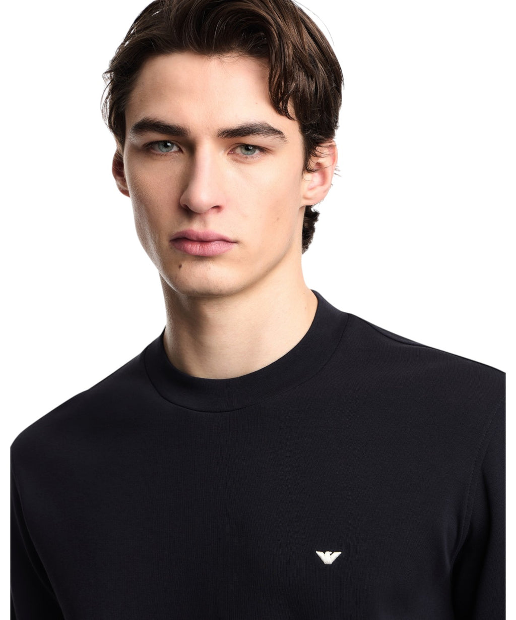 Felpa Emporio Armani Uomo Girocollo in Stretch