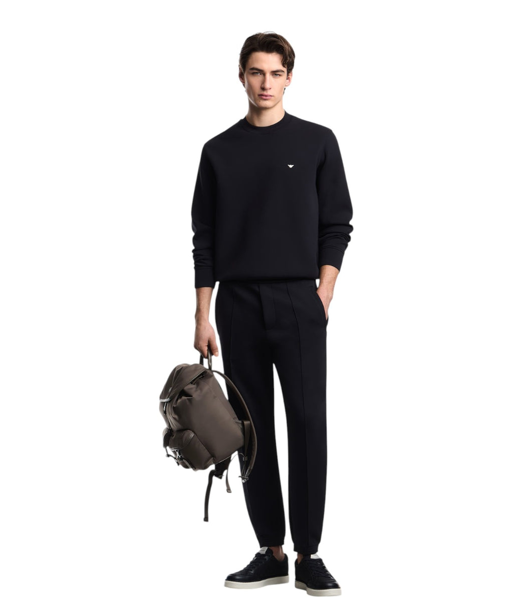 Felpa Emporio Armani Uomo Girocollo in Stretch