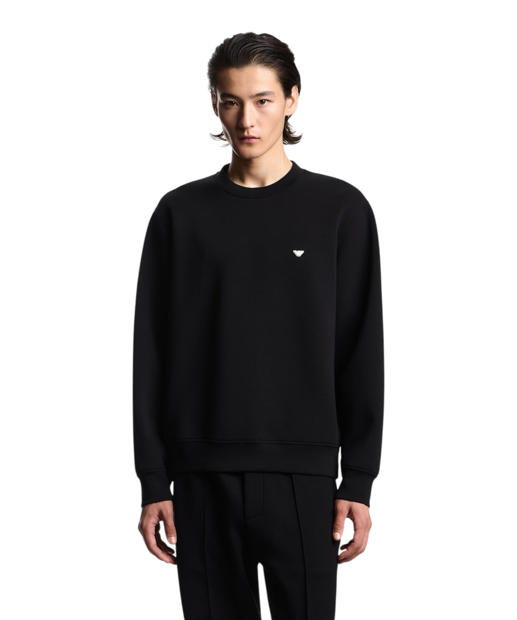 Felpa Emporio Armani Uomo Girocollo in Stretch